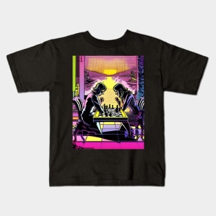 chess players anime style Kids T-Shirt